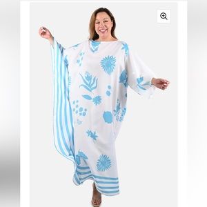 NWT - Tamsy Asymmetrical Floral Maxi Kaftan.